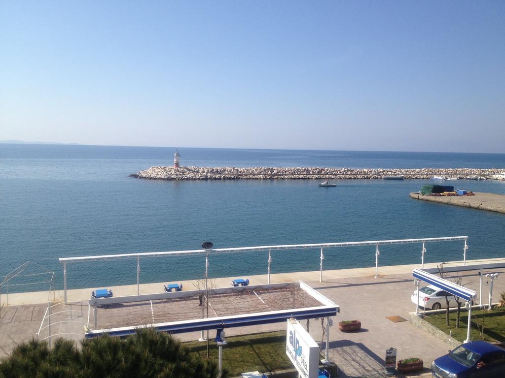 Alp Otel Restaurant Küçükkuyu Exterior foto